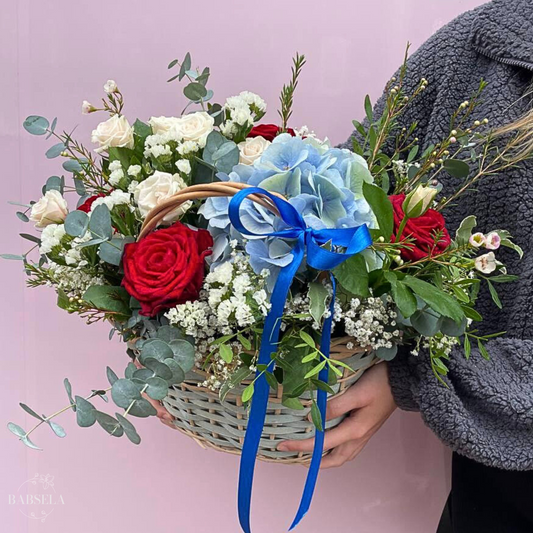 Peaceful Farewell Funeral Basket