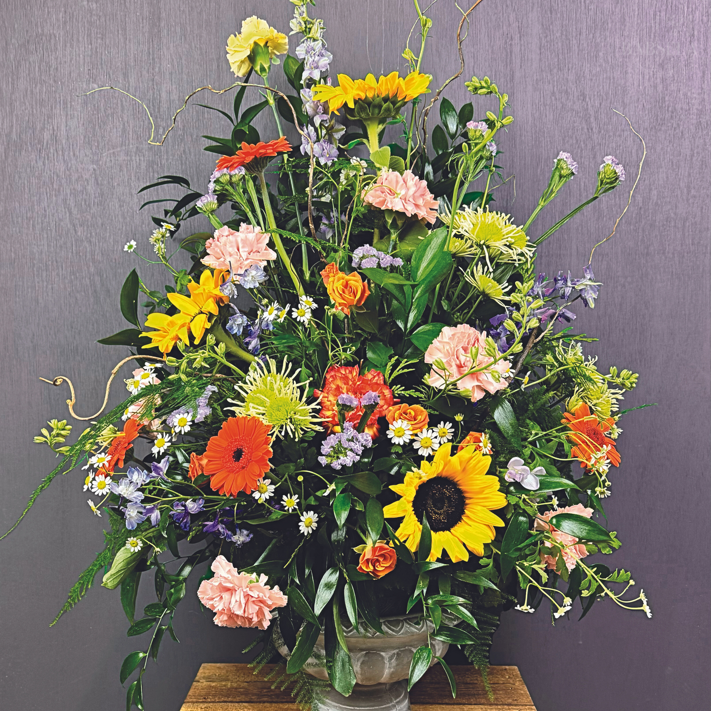 Bright Horizons Tribute floral arrangement with best flowers in Croydon and Bromley