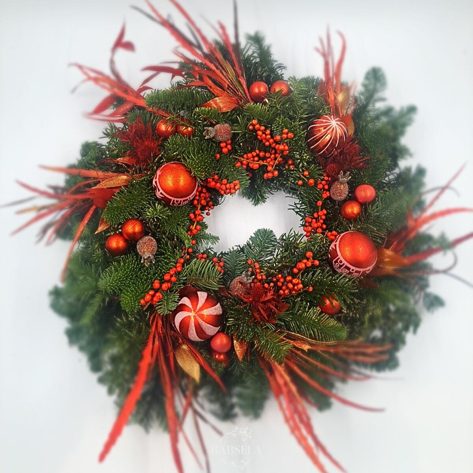 Berry Frost Christmas Wreath