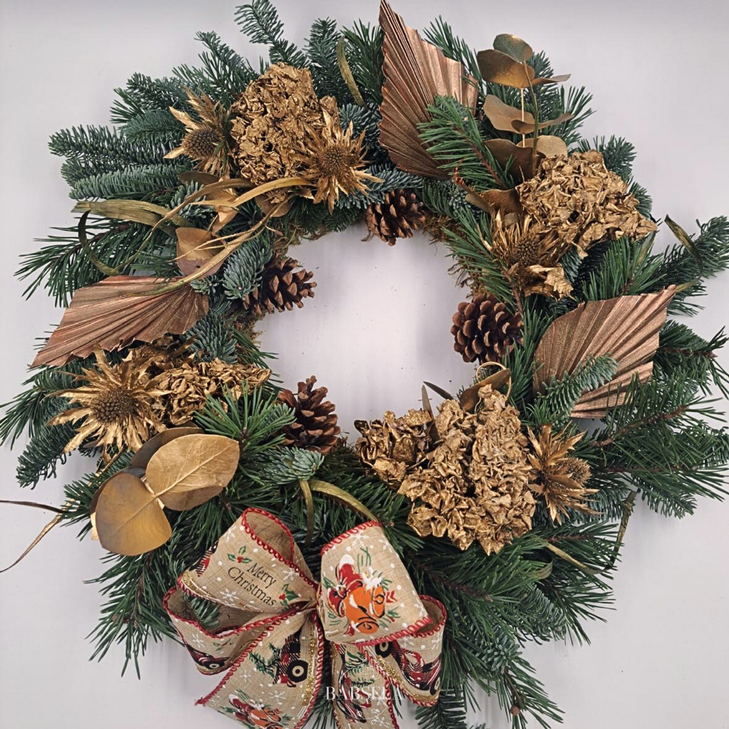 Golden Hour Christmas Wreath