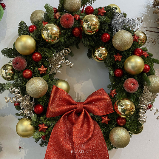 Golden Jubilee Christmas Wreath