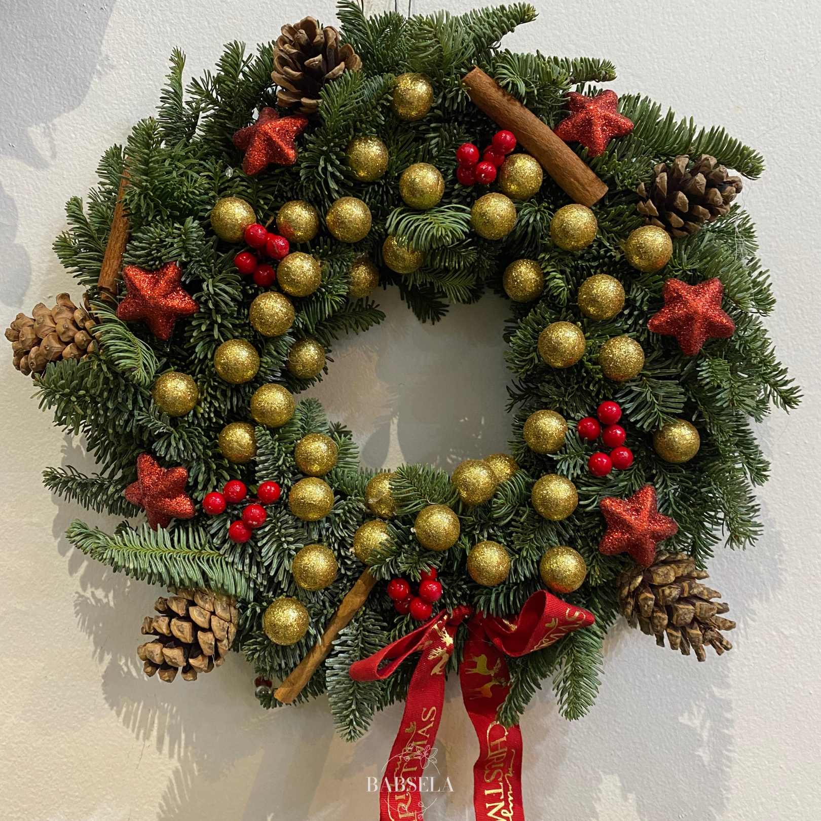 Stardust Noel Christmas Wreath