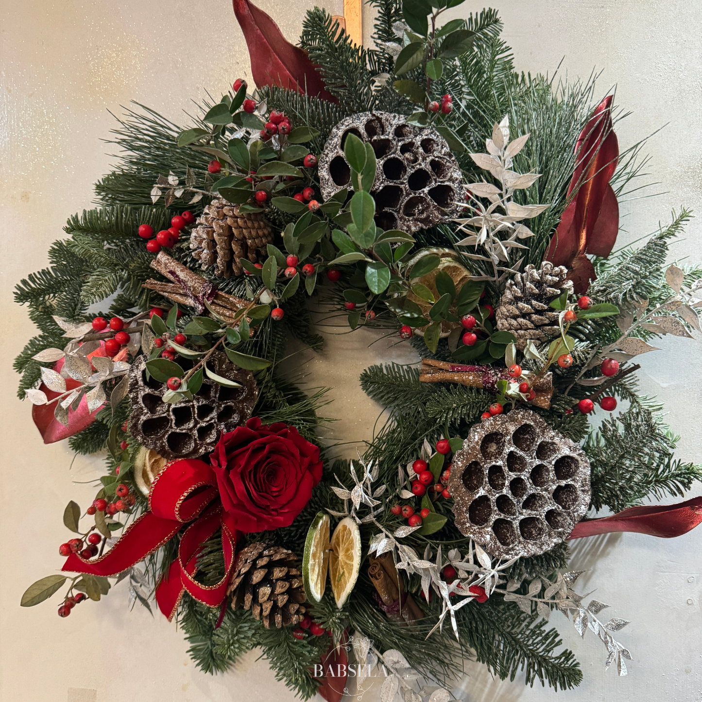 Winter's Elegy Christmas Wreath