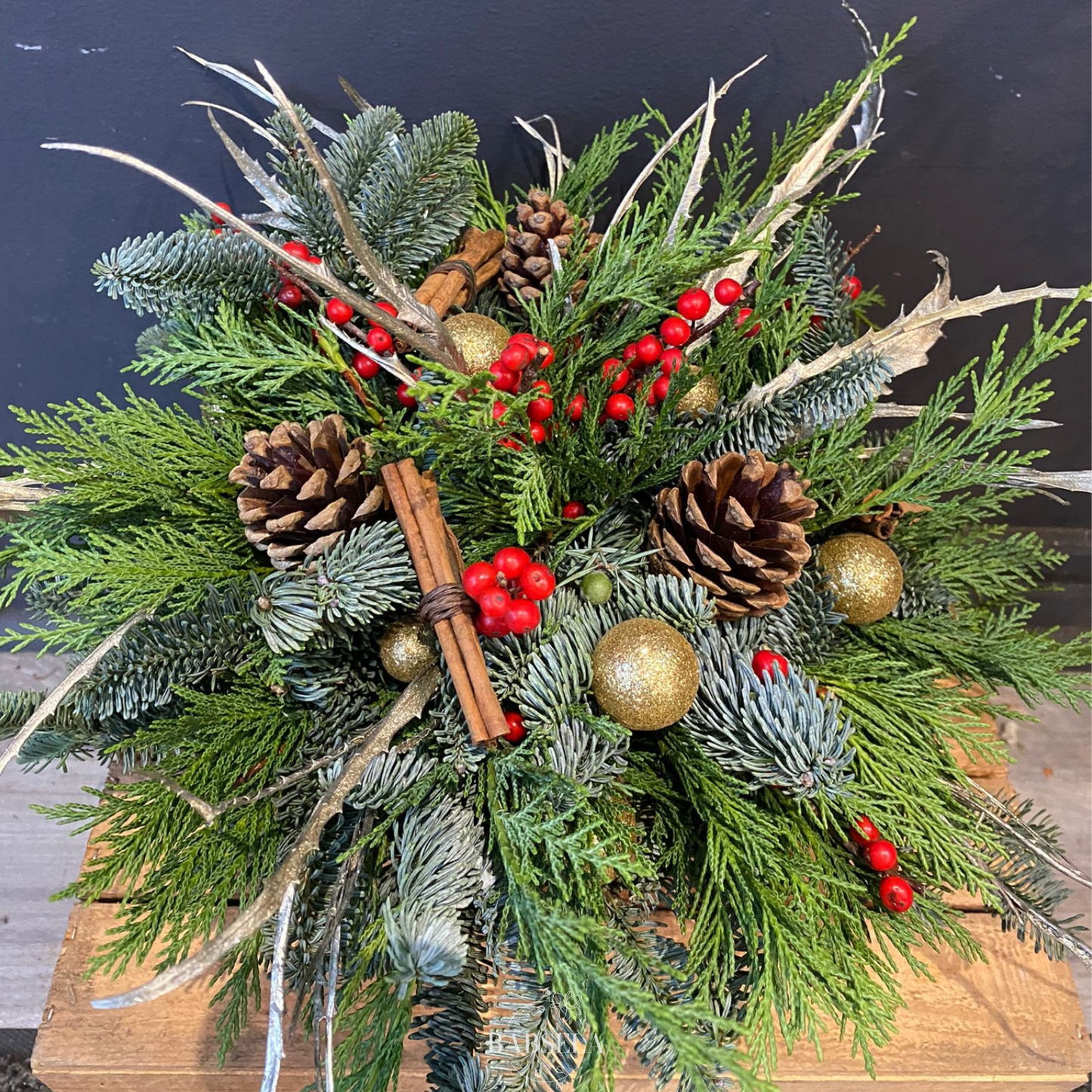 Winterwood Symphony Christmas Centerpiece